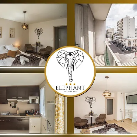 Apartment Voltaire Elephant - 5 Min Hypercentre - Parking Prive *